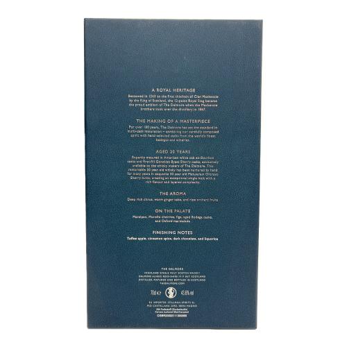 DALMORE (ダルモア) スコッチウィスキー 720ml 箱付 ダルモア 20年 未開封