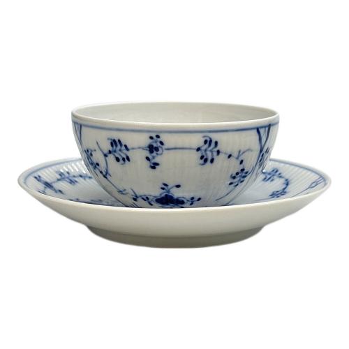 ROYAL COPENHAGEN (ロイヤル・コペンハーゲン) カップ&ソーサー 1985-1991 デンマーク製 ブルーフルーテッド・プレイン 6Pセット