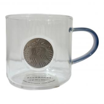 STARBUCKS COFFEE (スターバックスコーヒー) 耐熱グラスマグ アッシュブルー 355ml メダル