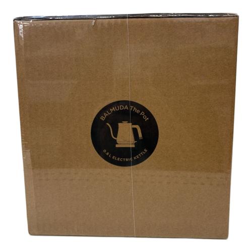 BALMUDA (バルミューダ) 電気ケトル KPT01JP-BK 程度S(未使用品) 未使用品