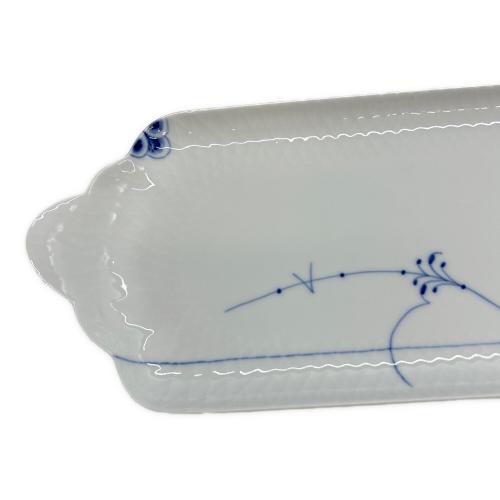 ROYAL COPENHAGEN (ロイヤル・コペンハーゲン) トレー 長辺28.5cm ブルーパルメッテ USED