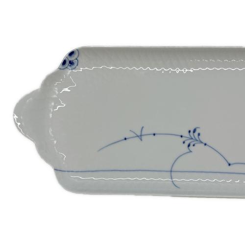 ROYAL COPENHAGEN (ロイヤル・コペンハーゲン) トレー 長辺28.5cm ブルーパルメッテ USED
