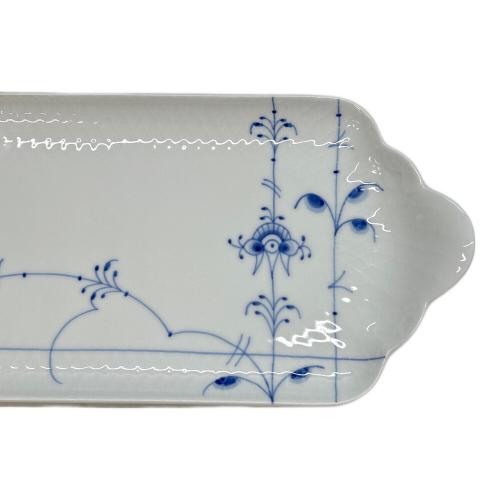 ROYAL COPENHAGEN (ロイヤル・コペンハーゲン) トレー 長辺28.5cm ブルーパルメッテ USED