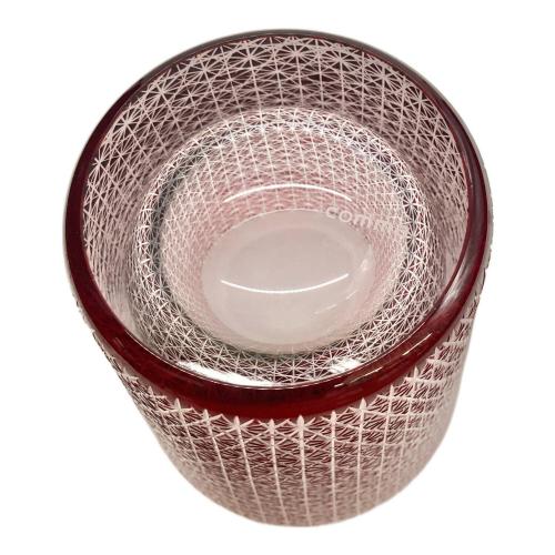 グラス 菊繋ぎ 2Pセット