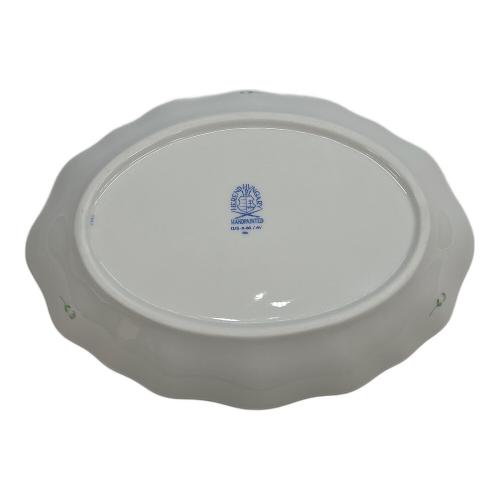 Herend (ヘレンド) オーバルプレート アポニーグリーン