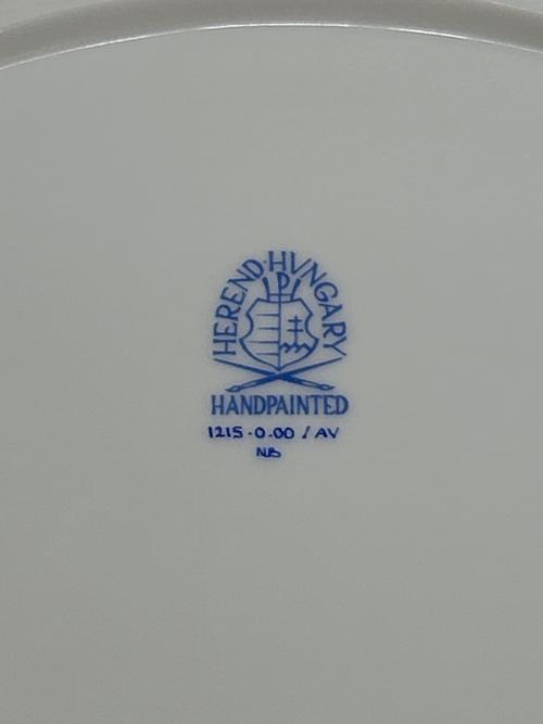 Herend (ヘレンド) オーバルプレート アポニーグリーン