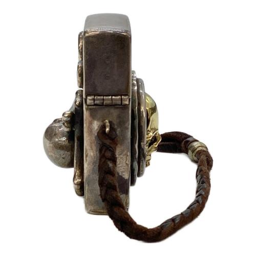 オイルライター SKULL SILVER950