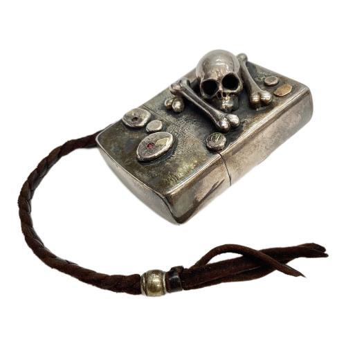 オイルライター SKULL SILVER950