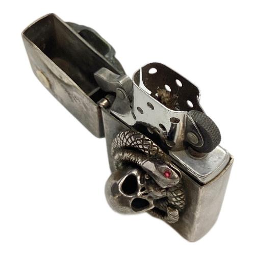 オイルライター BUFFALO SKULL/SNAKE&SKULL SILVER950