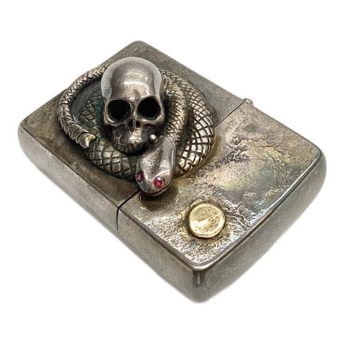 オイルライター BUFFALO SKULL/SNAKE&SKULL SILVER950