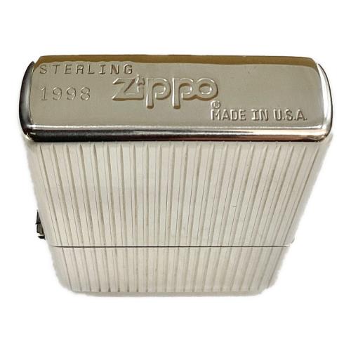 ZIPPO スターリングシルバー ストライプ 1998年製｜トレファクONLINE