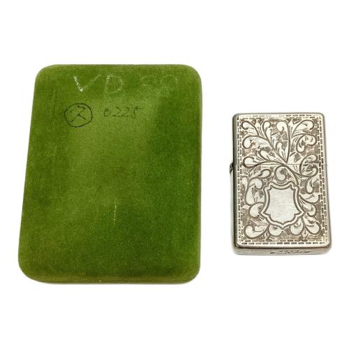 ZIPPO スターリングシルバー 両面彫刻 1989年4月製