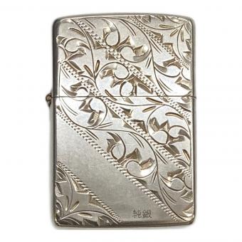 ZIPPO スターリングシルバー 両面彫刻 1989年8月製