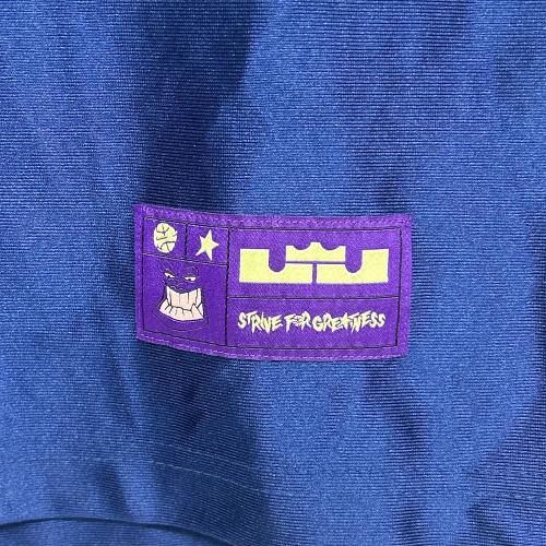 NIKE (ナイキ) ゲームシャツ メンズ 2XL ネイビー×オレンジ CW4283-455 LeBron x Monstars 未使用品