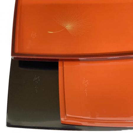 輪島塗 重箱二段 飛花の図 台付 小西啓介作｜トレファクONLINE