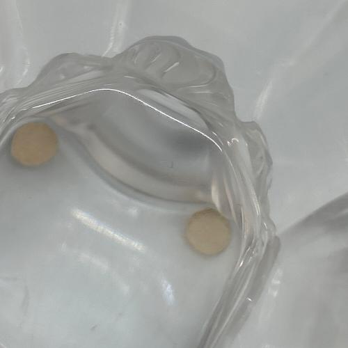 LALIQUE (ラリック) 花瓶 DOUBLE LION HEAD VASE GLASS