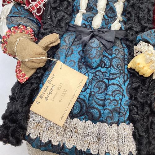 アンティーク人形 ヘンリー八世 / 第三夫人ジェーン・シーモア 二体セット