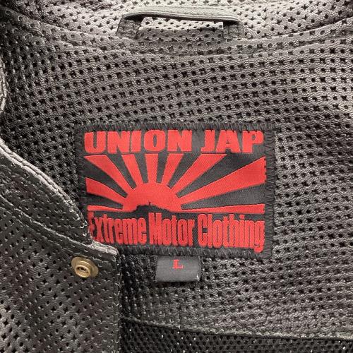 ライダースジャケット SIZE L ブラック UJ-025L プロテクター付き