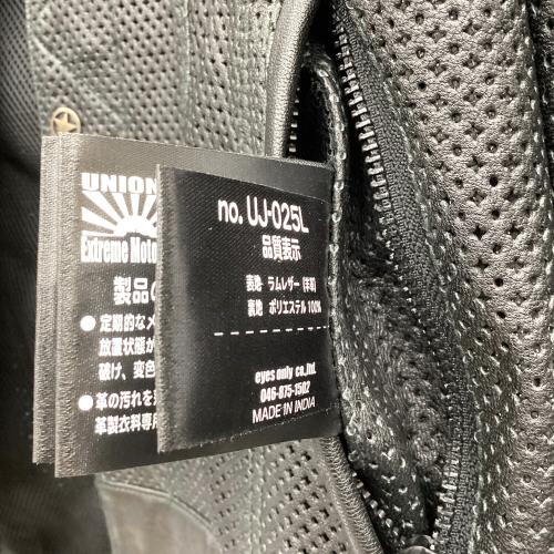 ライダースジャケット SIZE L ブラック UJ-025L プロテクター付き