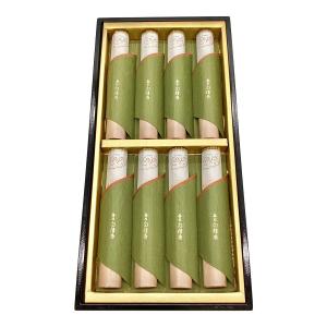 線香 毎日白檀香 塗箱短寸8入