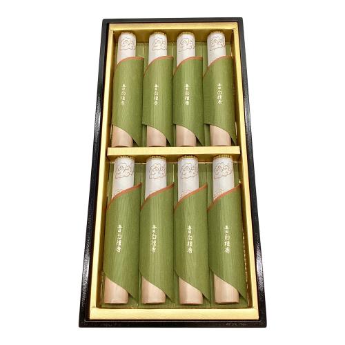 線香 毎日白檀香 塗箱短寸8入