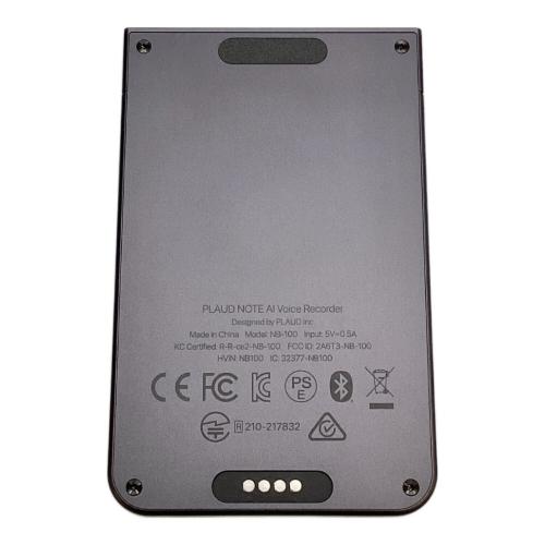 PLAUD NOTE Aiボイスレコーダー NB-100