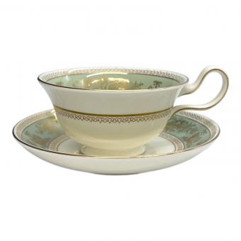 Wedgwood (ウェッジウッド) カップ&ソーサー ピオニー コロンビア・セージグリーン 廃盤品