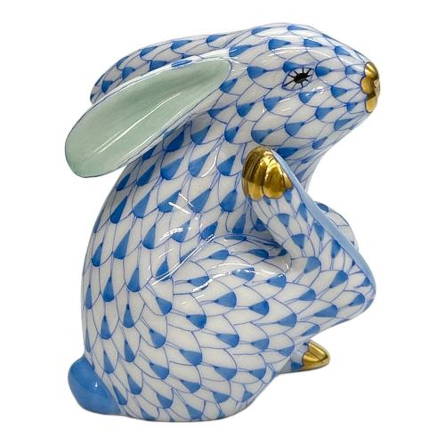 Herend (ヘレンド) フィギュリン ウサギ ブルー