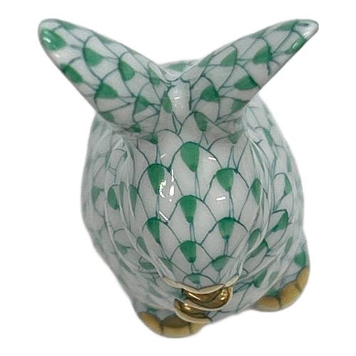 Herend (ヘレンド) フィギュリン ウサギ グリーン