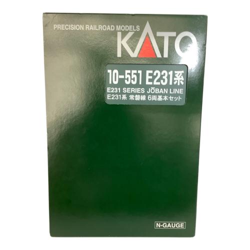 KATO (カトー) 10-551 E231系 常磐線 6両基本セット Nゲージ