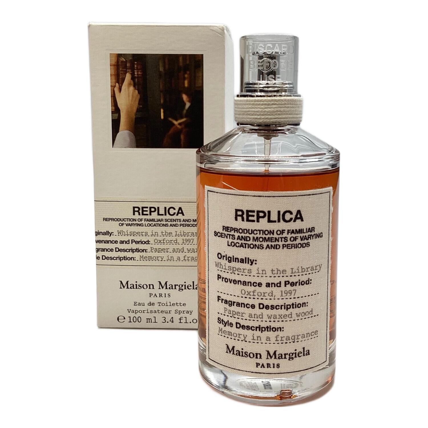 [国内正規品] メゾンマルジェラ　ウィスパー　イン　ザ　ライブラリ　100ml Maison Margiela Margiela(メゾン マルジェラ) レプリカ