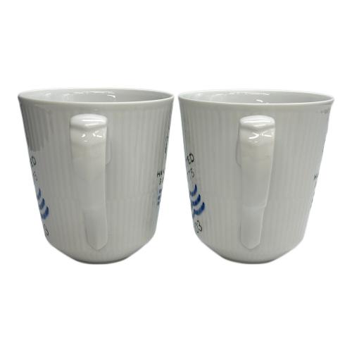 ロイヤルコペンハーゲン ホワイトフルテッド x シグネチャー ペア