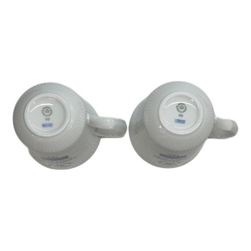 ROYAL COPENHAGEN (ロイヤル・コペンハーゲン) マグカップ フルーテッド・シグネチャー 2Pセット