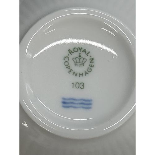 ROYAL COPENHAGEN (ロイヤル・コペンハーゲン) マグカップ フルーテッド・シグネチャー 2Pセット