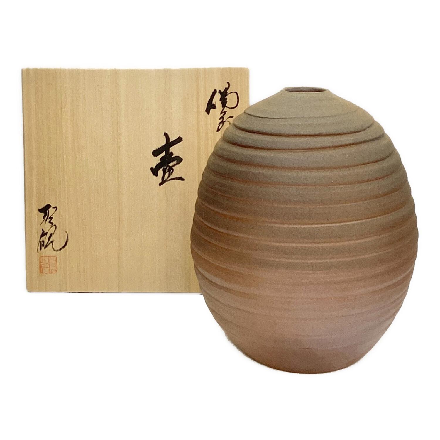 備前焼 壷 片岡聖観作｜トレファクONLINE