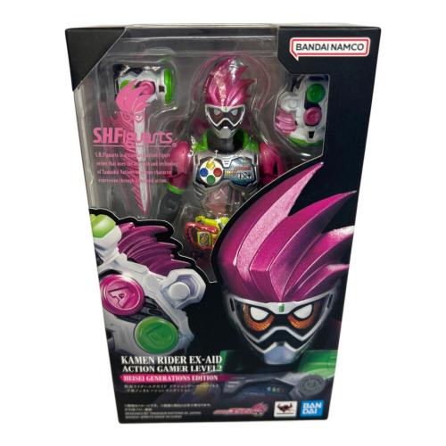 S.H.Figuarts 仮面ライダーエグゼイド アクションゲーマーレベル2 平成ジェネレーションズエディション 「仮面ライダーエグゼイド」 フィギュア　開封済み