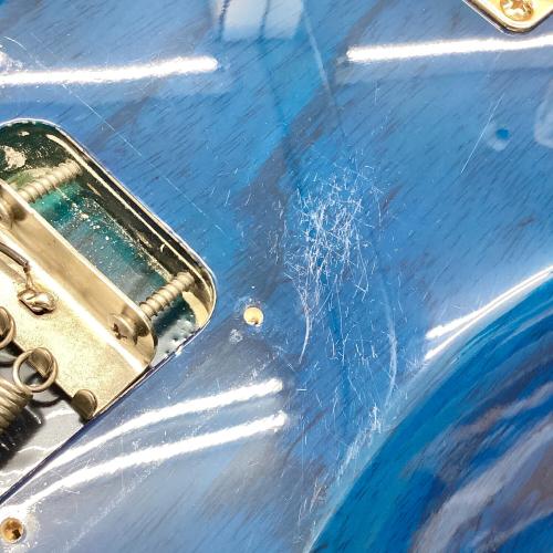 FENDER MEXICO Deluxe Player's Stratocaster Saphire Blue Transparent 2011年製