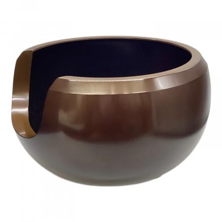 茶道具 唐銅 大西型 面取道安風炉 一ノ瀬宗辰作｜トレファクONLINE