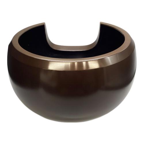 茶道具 唐銅 大西型 面取道安風炉 一ノ瀬宗辰作｜トレファクONLINE