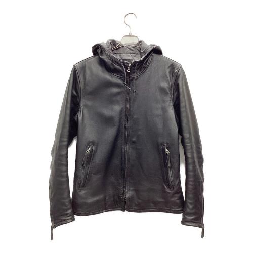 フーデッドレザージャケット SIZE 3L ブラック LENLP-271