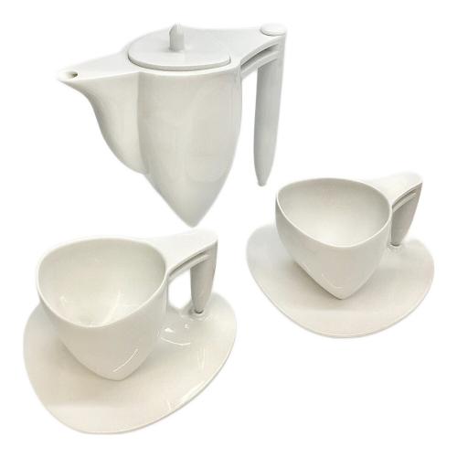 白磁 バレエ 芭蕾 カップ＆ソーサー/ポット