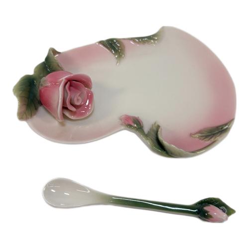 陶翔舞千 (トウショウマイセン) カップ&ソーサー 華麗なる花 薔薇