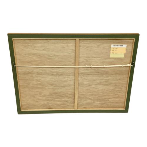 五百住乙人（イオズミキノト）「文鳥」リトグラフ 額装