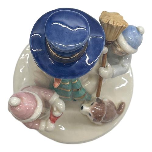 【美品】ロイヤルコペンハーゲン／クララ＆ペーター スノーマン フィギュリン ROYAL COPENHAGEN (ロイヤル・コペンハーゲン) フィギュリン