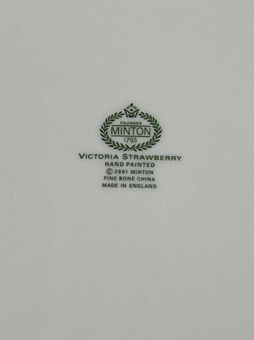 MINTON (ミントン) プレート 約27.5cm ハンドペイント ヴィクトリアストロベリー USED