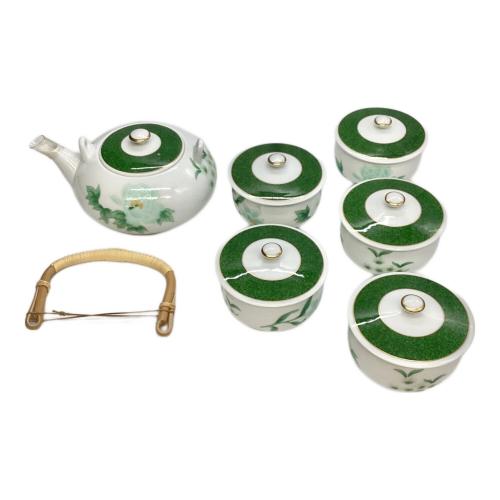 蓋付茶器揃 三姉妹 急須 湯呑みセット