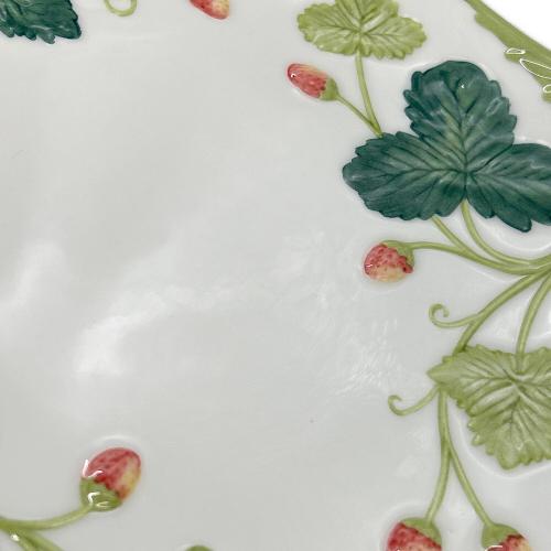 MINTON (ミントン) B&Bプレート グリーン＆ピンク ヴィクトリアストロベリー USED