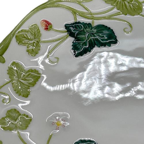 MINTON (ミントン) B&Bプレート グリーン＆ピンク ヴィクトリアストロベリー USED