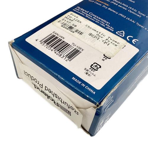 クロマティックチューナー TU-12EX