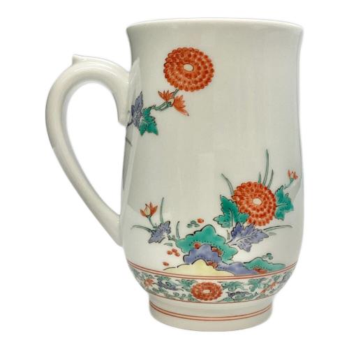 十四代柿右衛門 錦花鳥文 麦酒杯 キリンビアマグコレクション 保証品 MA616 十四代柿右衛門 錦花鳥文 麦酒杯 キリンビアマグコレクション 保証品